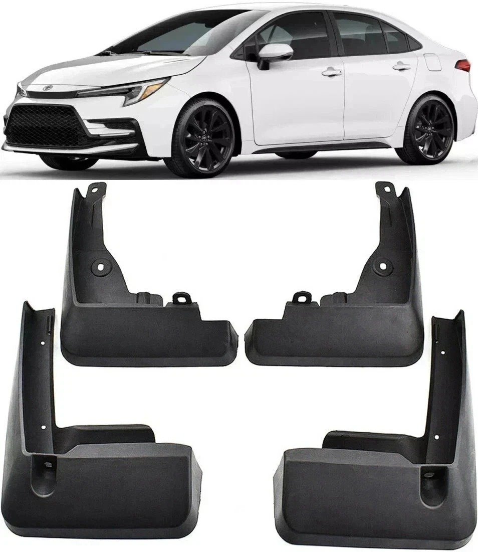 Polleras Toyota Corolla  Sedán 2019-2025 | Juego Completo de 4 Piezas