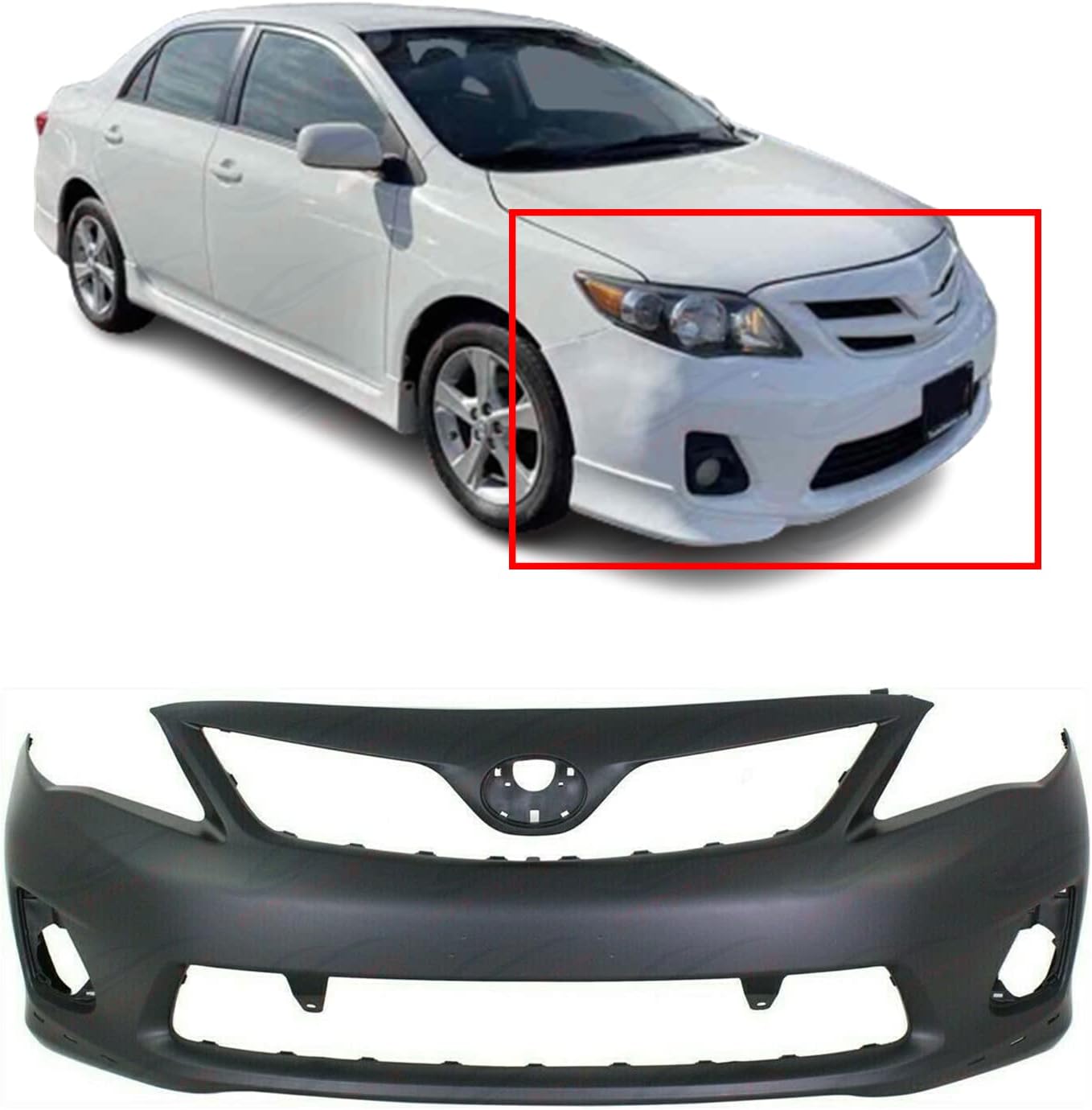 Defensa Delantera Toyota Corolla  2011 - 2013