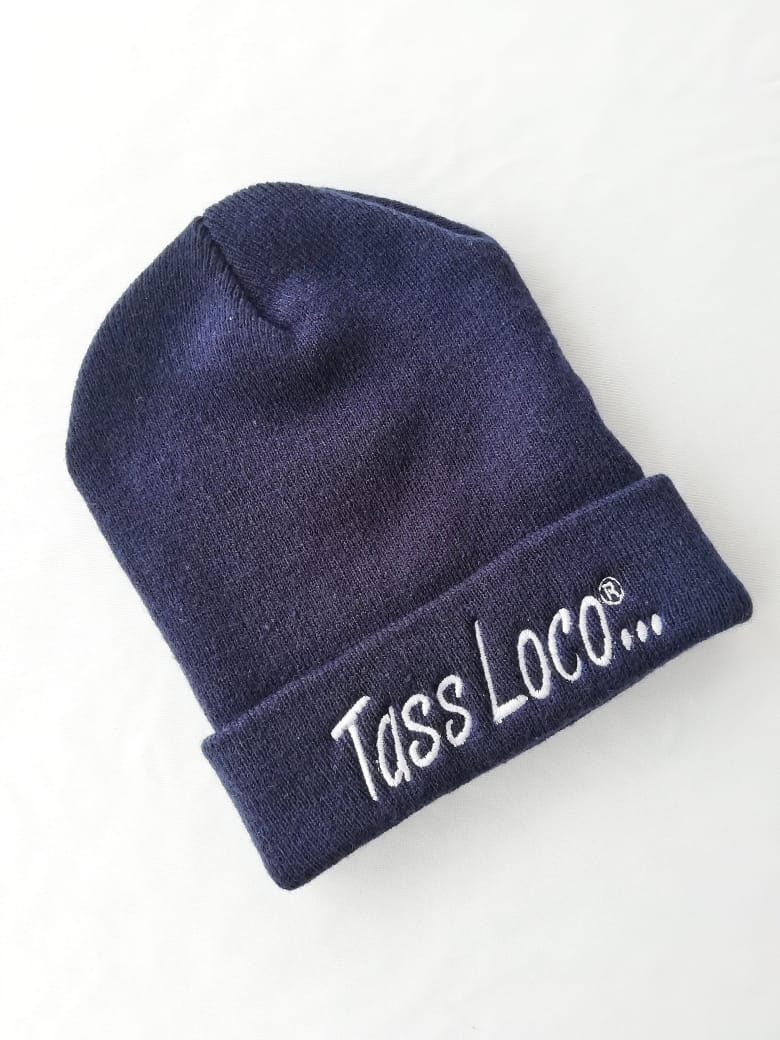 Beanie - Azul - Logo Blanco