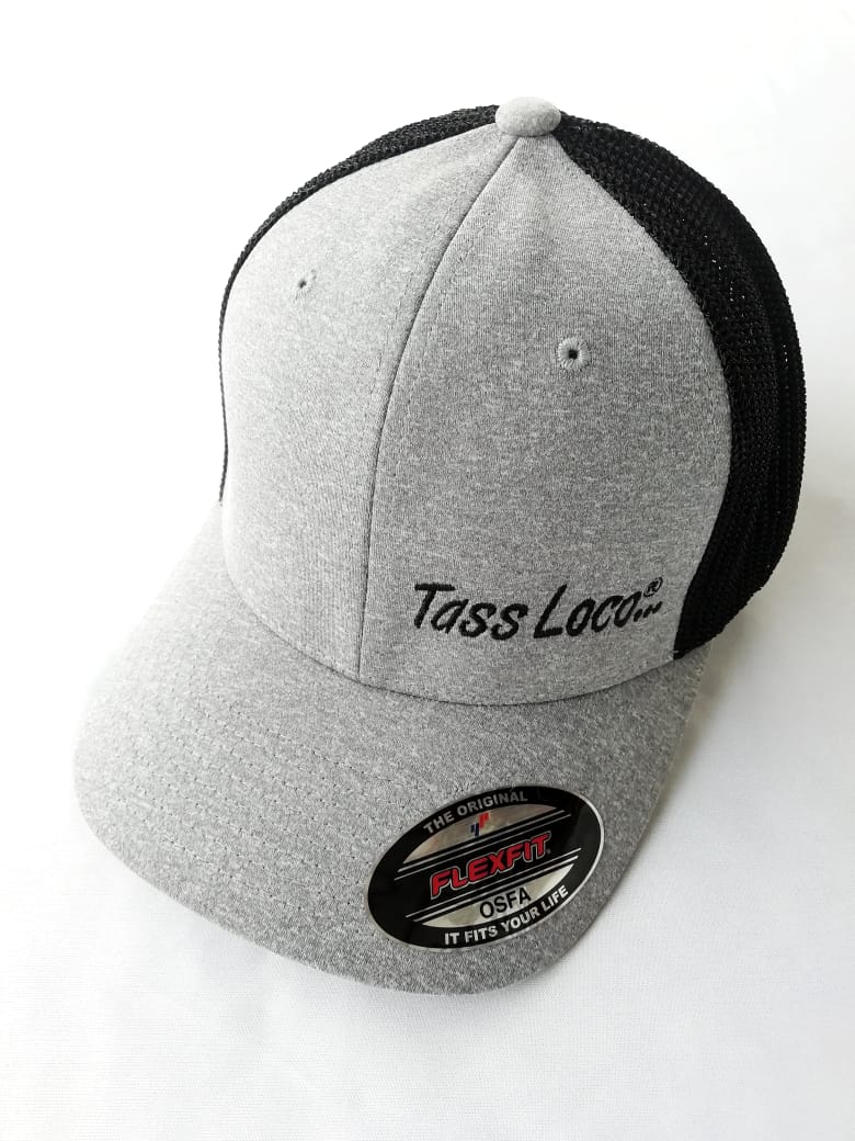 Gorra - Flexible - Negro/Gris