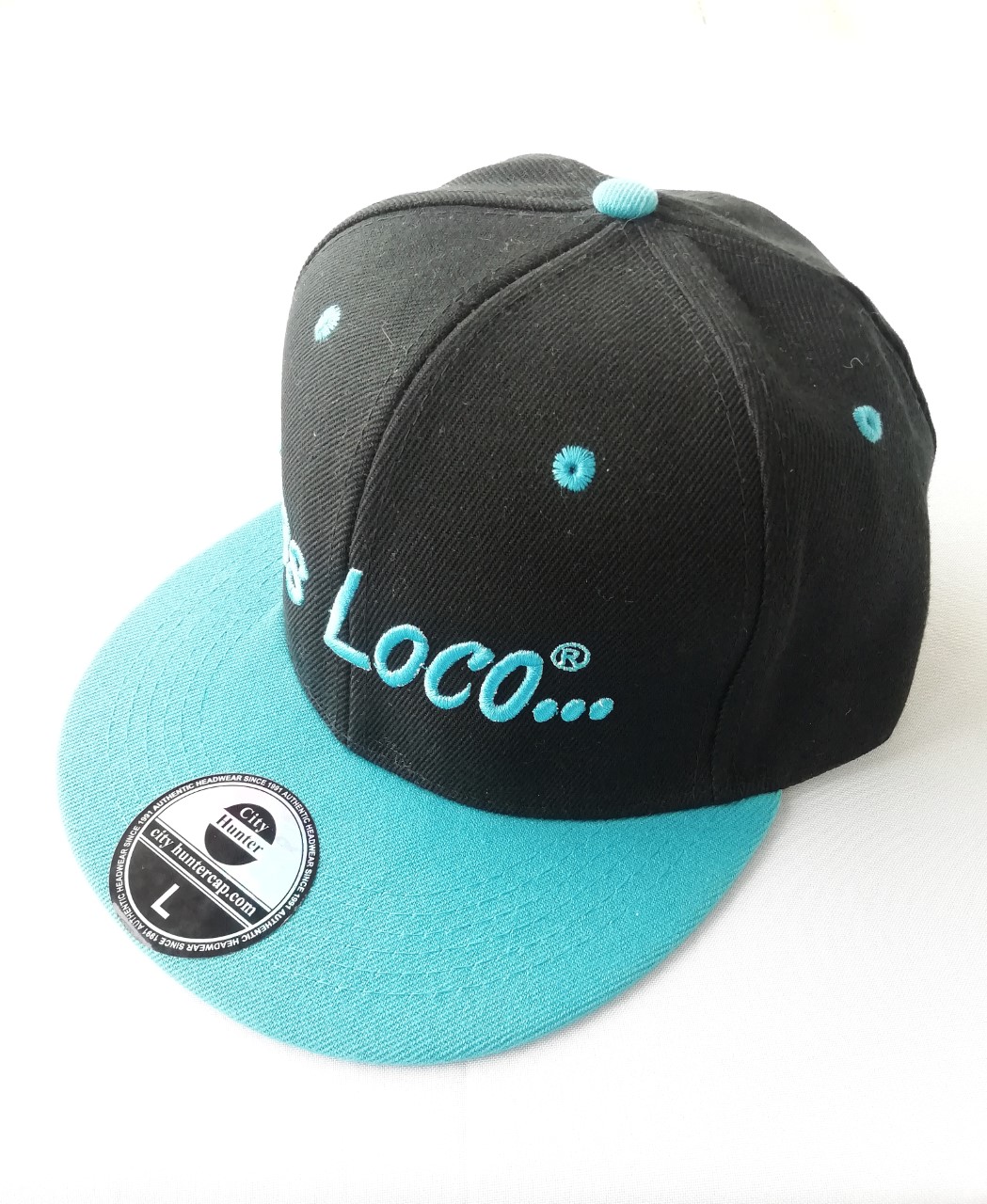 Gorra Doble Logo - Turquesa - Negro