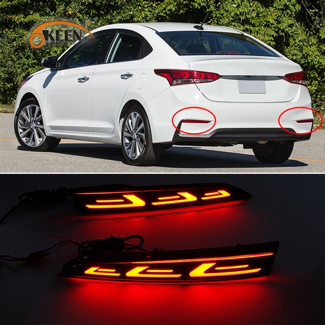 Luz Trasera Bumper  Hyundai Solaris  2017 - 2019