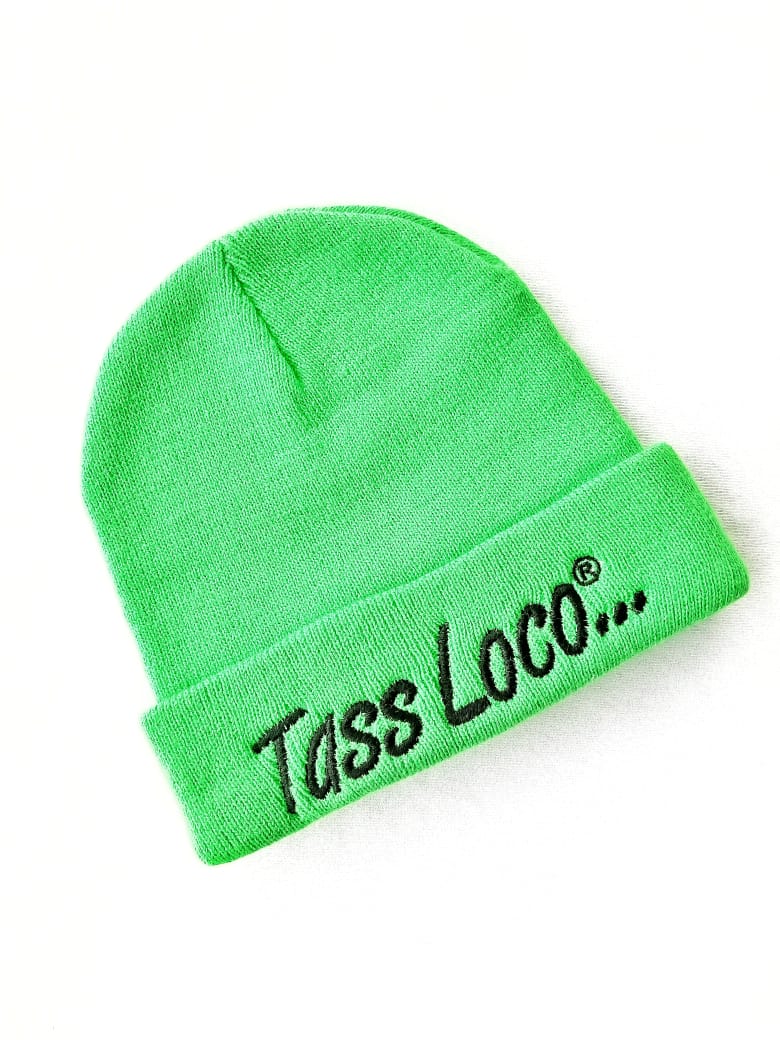 Beanie - Verde Caña - Logo negro