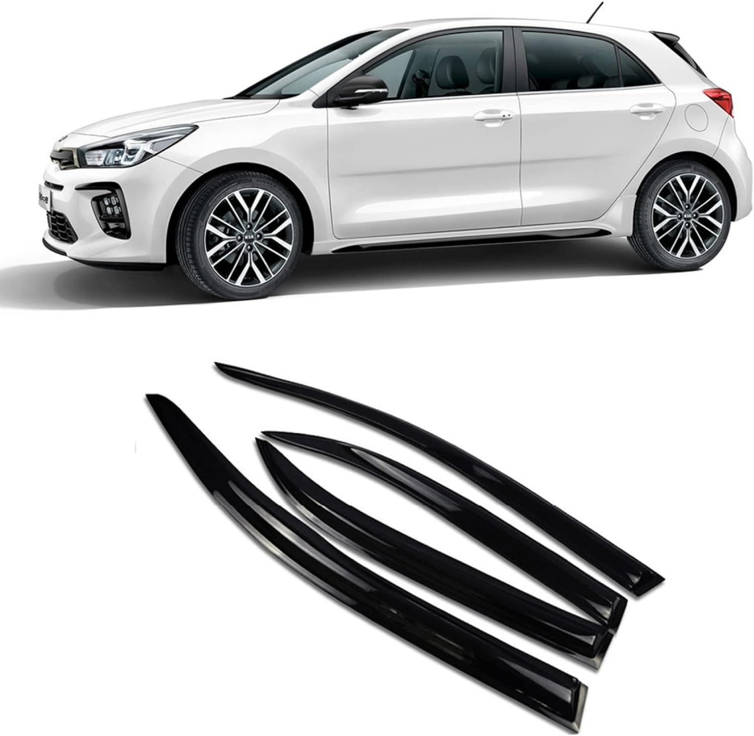 Viseras Kia rio sedan 2018 - 2021 hatch
