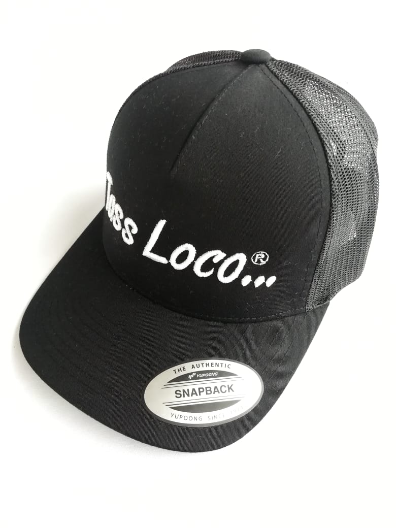 Snapback Negra - Logo Blanco