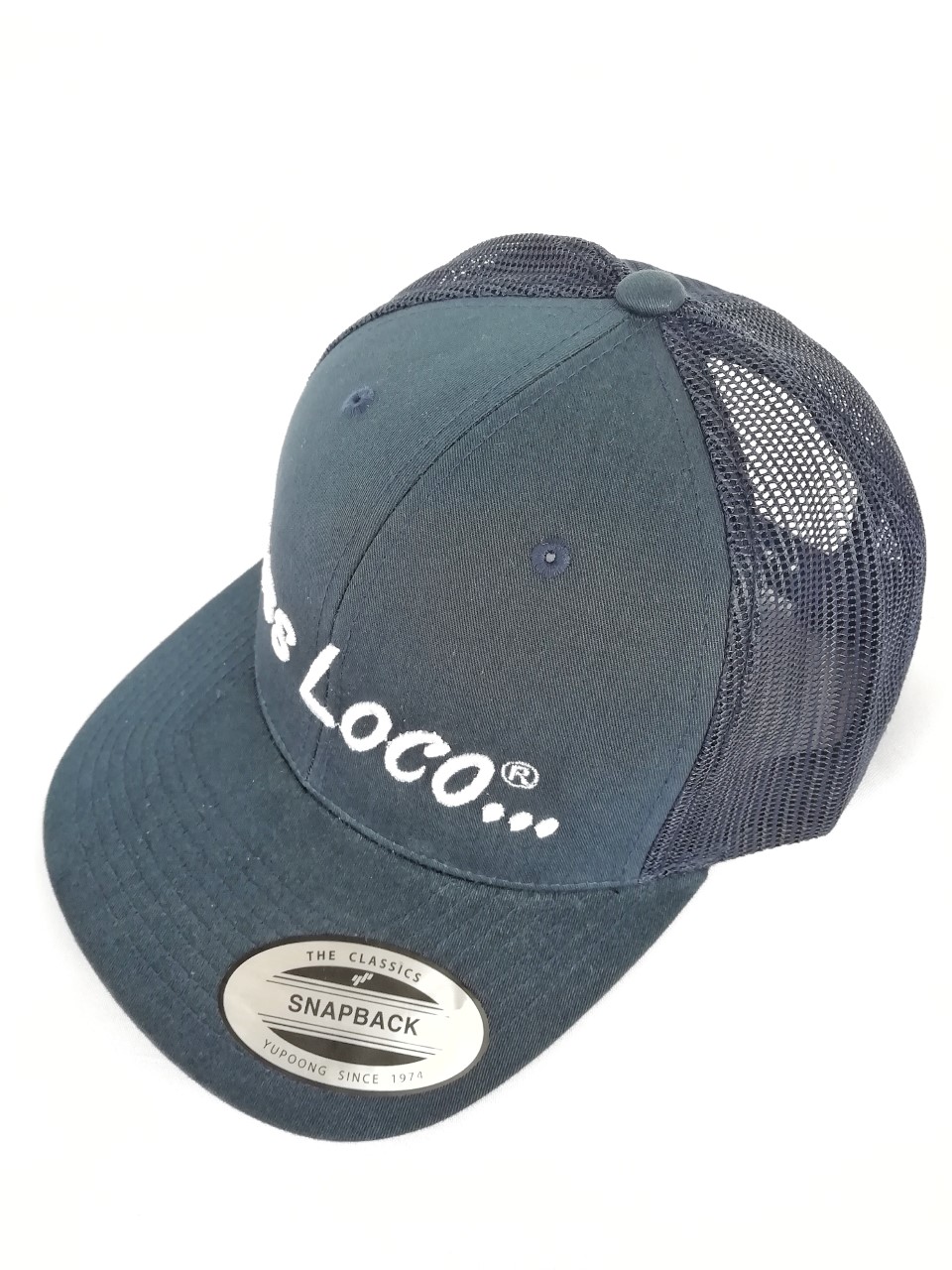 Snapback Azul - Logo Blanco