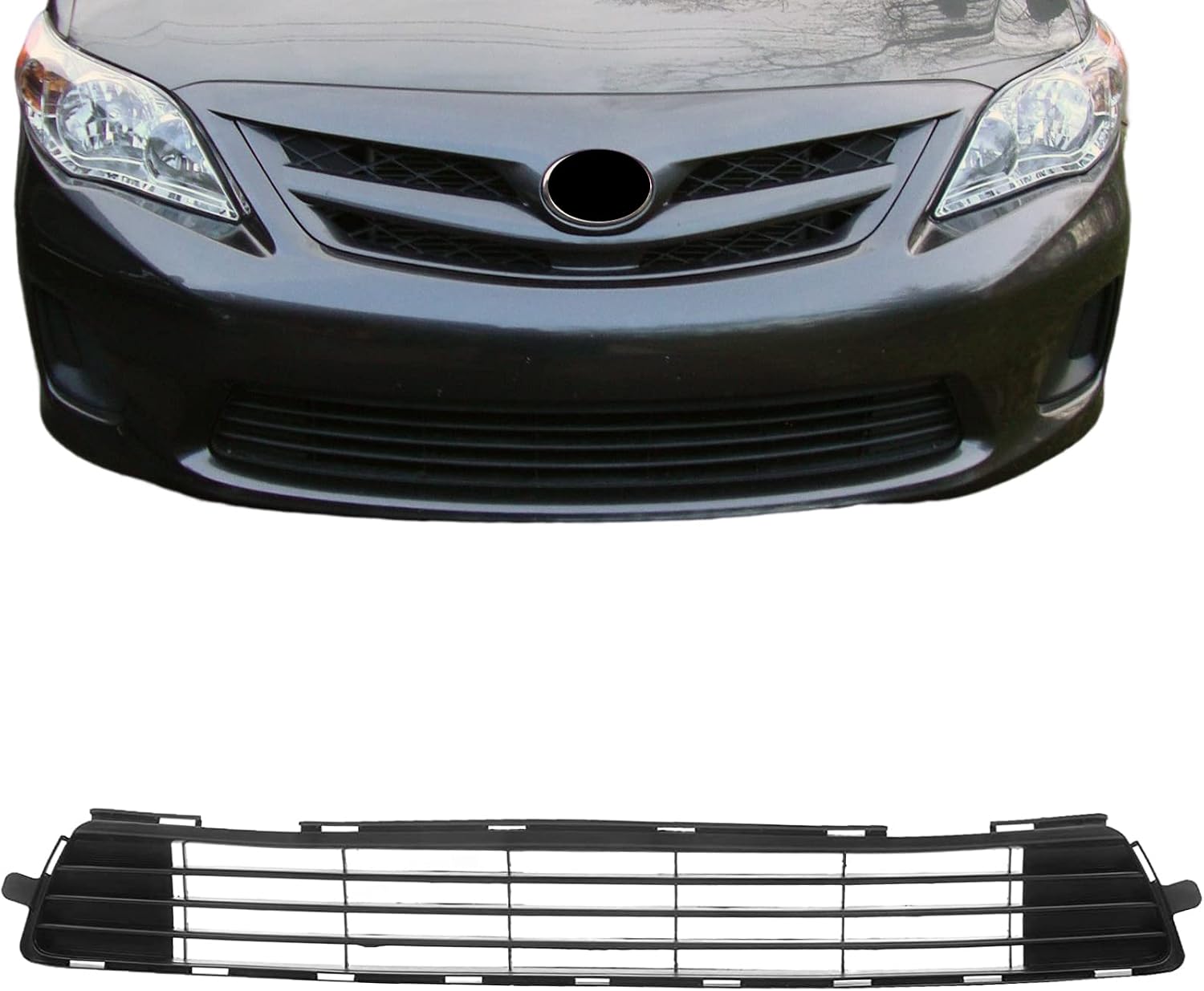 Parrilla Inferior de Parachoques Delantero Toyota Corolla 2011-2013 | Base, S, LE, CE, XRS y L