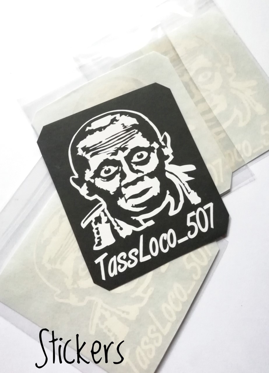 Tass Loco_507 - ( Stickers )- Blanco