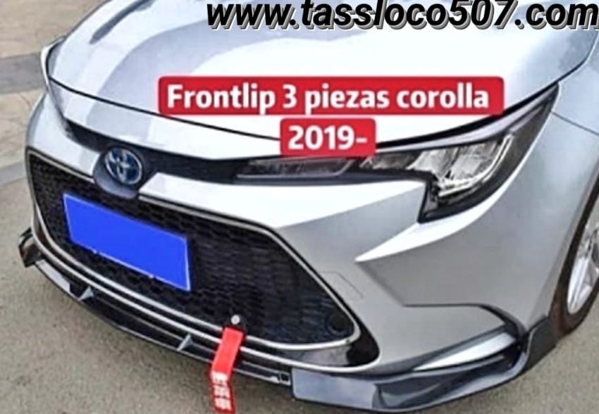 Lip Delantero Toyota Corolla 2019 - 3 Piezas