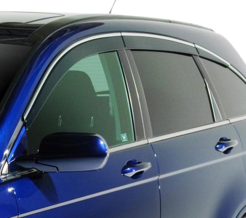 Viseras Ahumadas Planas 6 piezas Honda CRV 07 - 11