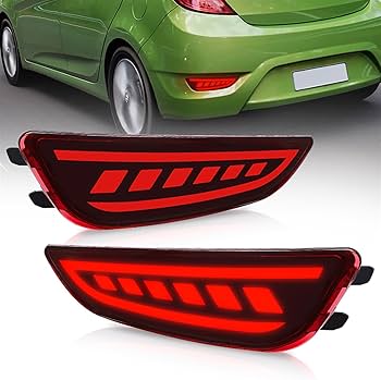Luz Trasera Bumper Hyundai Accent Hatch  2012 - 2016