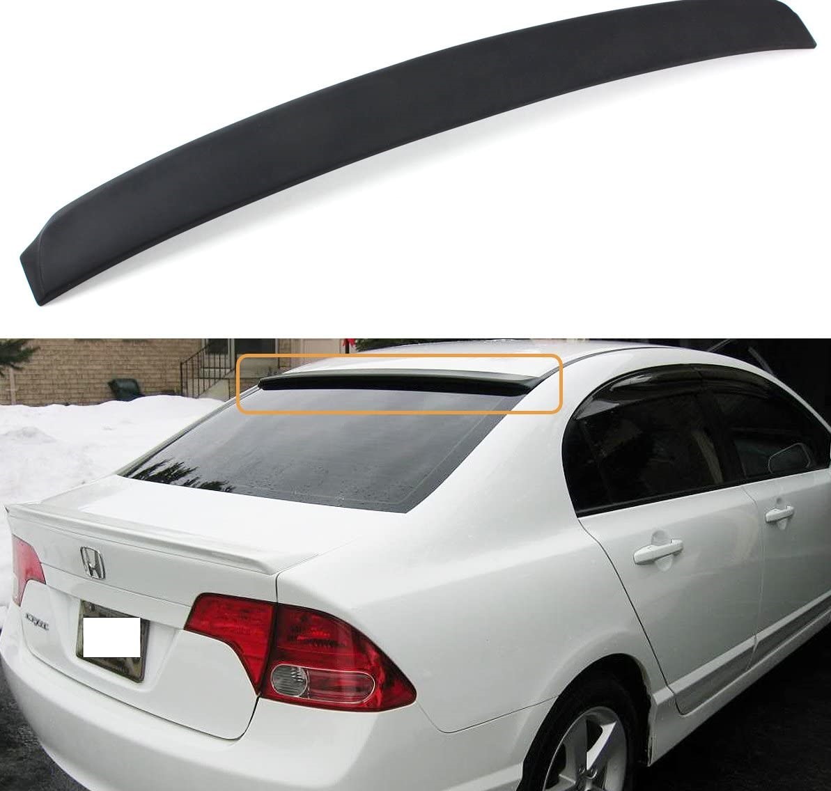 Roof Spoiler Honda Civic 2006 -  2015   (  4 Puertas )