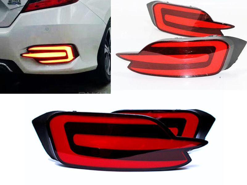 Luz LED DRL Para Parachoques Trasero De Honda Civic 2016 2017