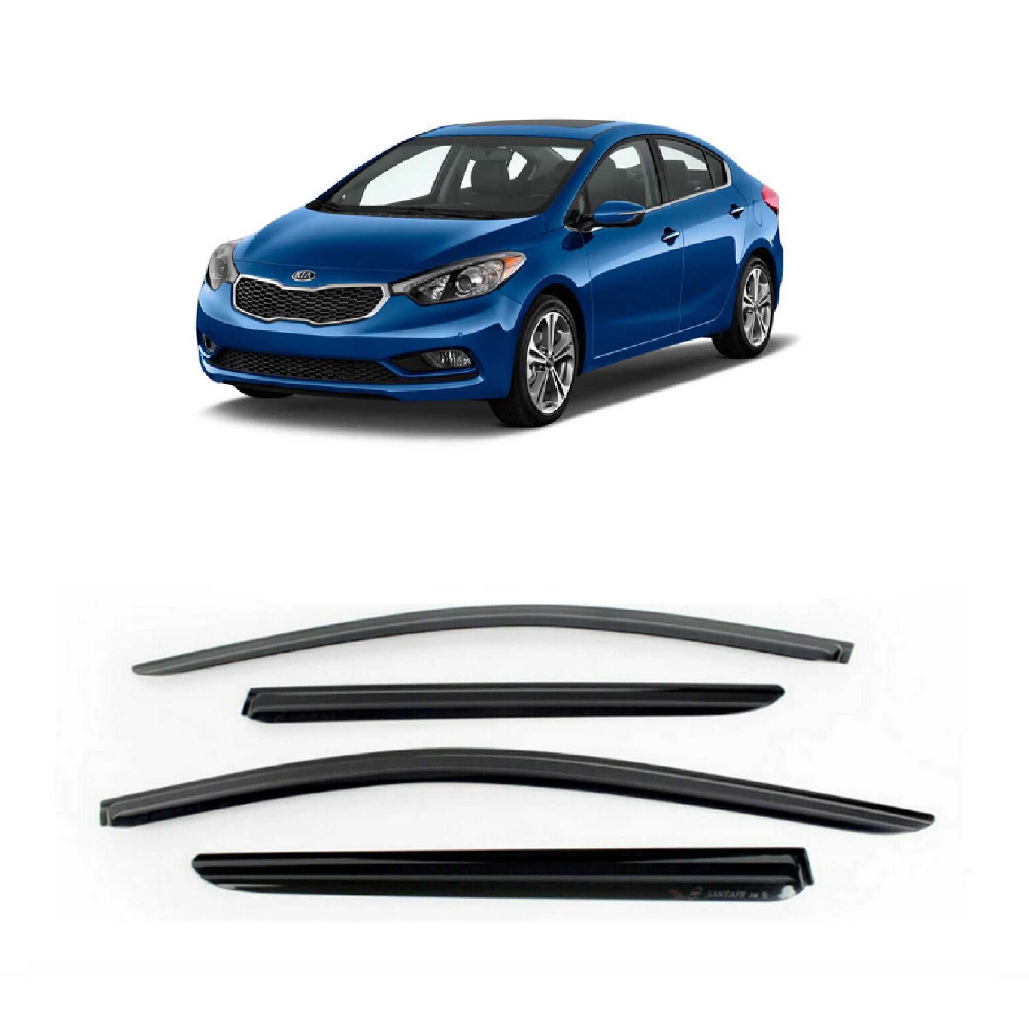 Viseras Kia  ( Forte ) K3 Sedan  2014 - 2018