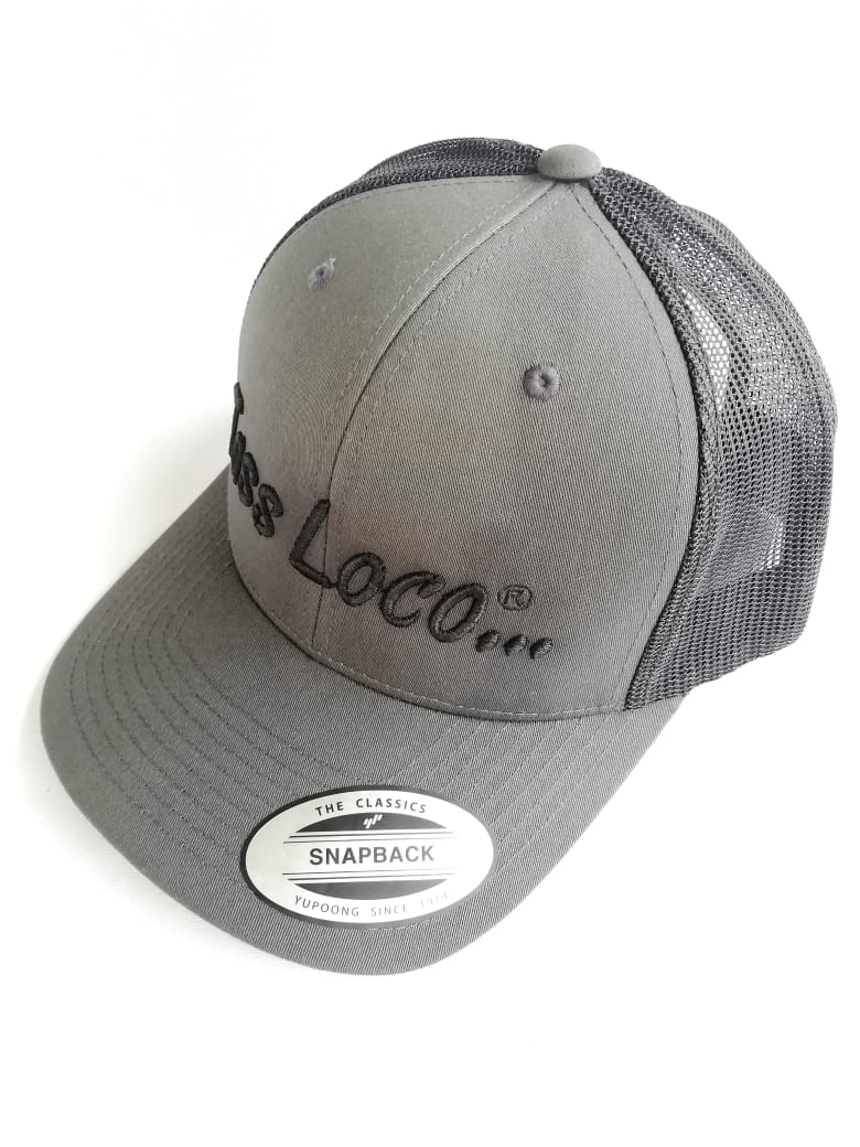 Snapback Gris/Negro