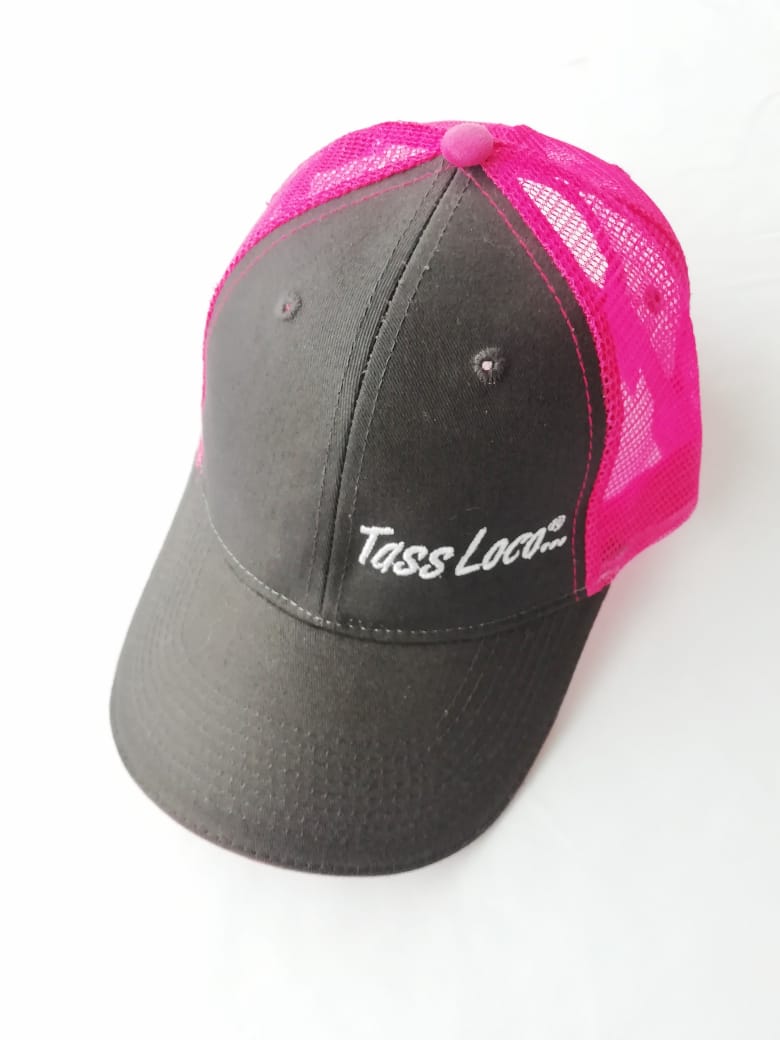 Gorra- Malla - Fucsia / Gris